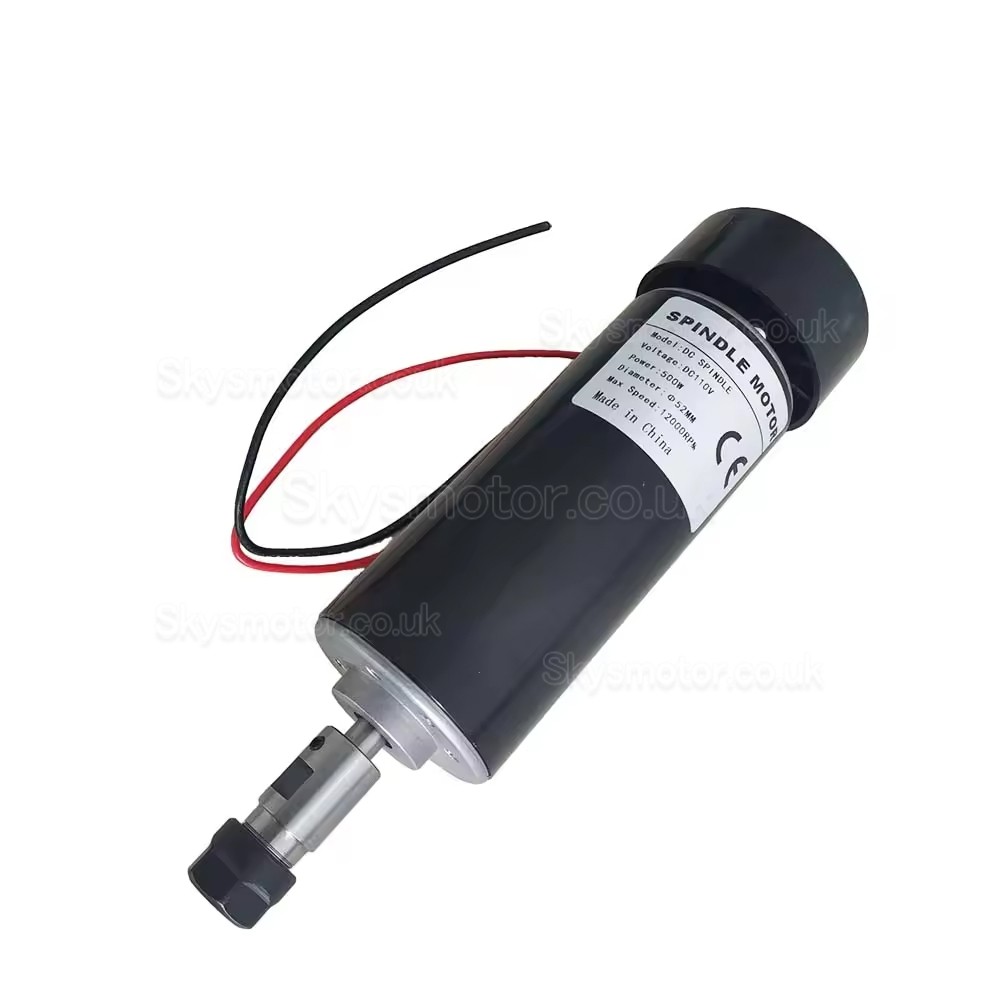 Air Cooled CNC Spindle Motor OSP001689 48V 500W 12000RPM ER11/ ER16 Collet for PCB Engraving
